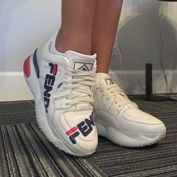 fendi x fila sneakers